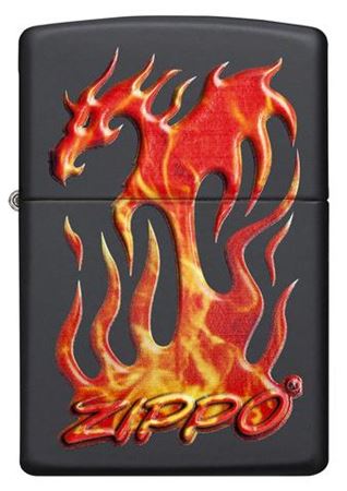 Zippo Flaming Dragon Design - All Materials
