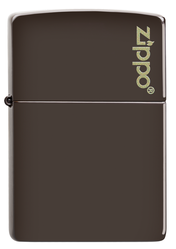 Classic Brown Zippo Logo - All Materials