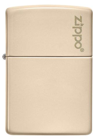 Classic Flat Sand Zippo Logo - All Materials