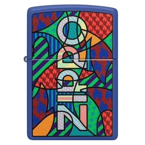 Zippo Royal Blue Matte 48707 - All Materials